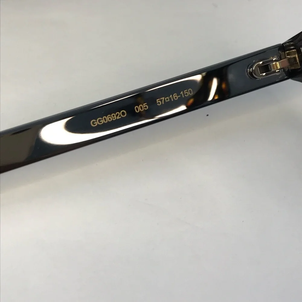 💯 - New Authentic Gucci Demo Square Men's Eyeglasses GG0692O 005 57.